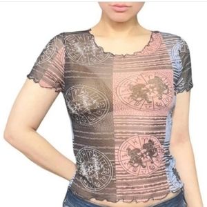 Urban Outfitters Zodiac Sheer T shirt XS